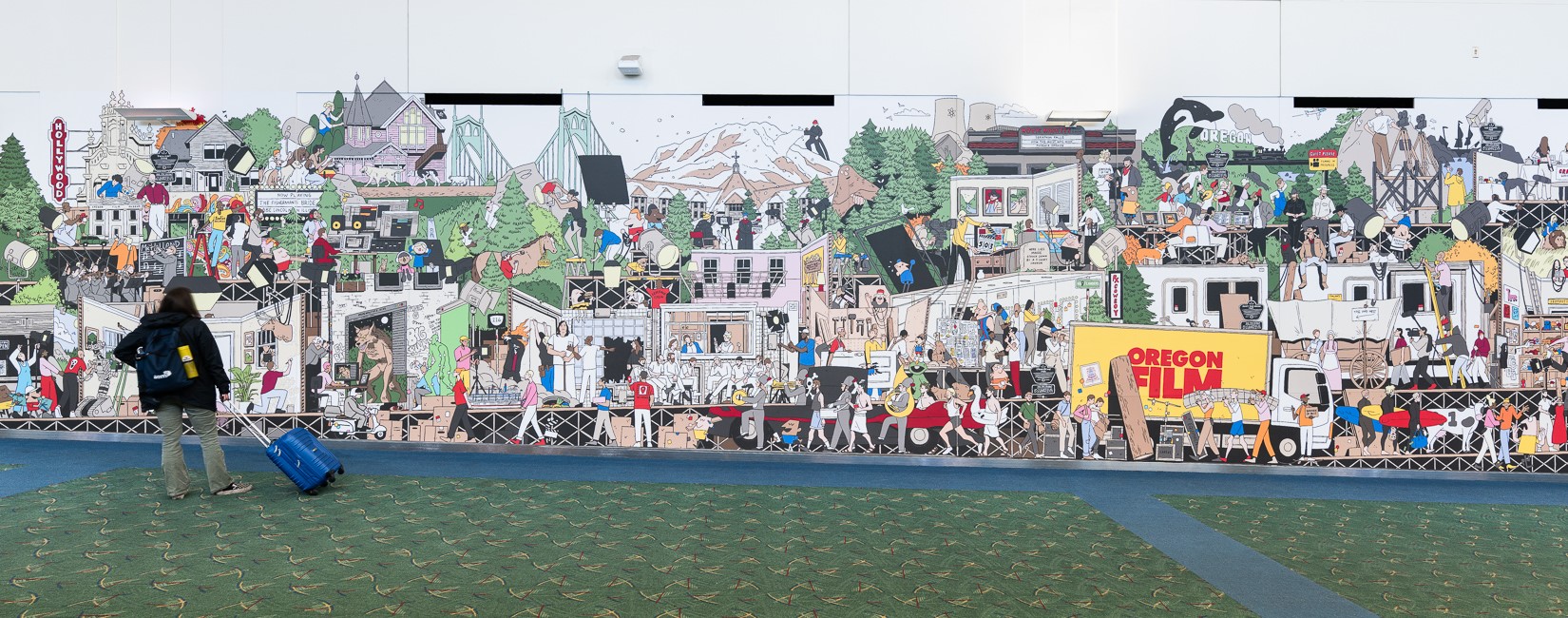 ARTIST NICK STOKES CELEBRATES OREGON'S FILM HISTORY